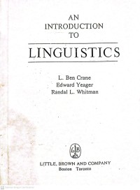 Image of An Introduction to Linguistics