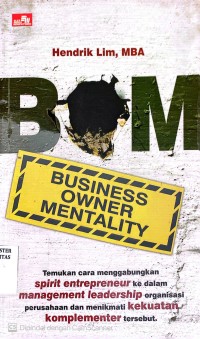 Image of BOM business owner mentality
