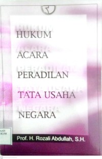 Image of Hukum Acara Peradilan Tata Usaha Negeri
