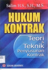 Image of Hukum Kontrak Teori & Teknik Penyusunan Kontrak
