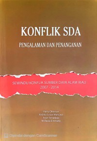 Image of Konflik SDA : Pengalaman dan Penanganan