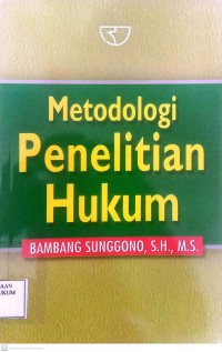 Image of Metodologi Penelitian Hukum