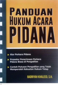 Image of Panduan Hukum Acara Pidana