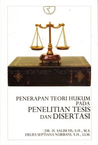 Image of Penerapan Teori Tukum Pada Penelitian Tesis Dan Disertasi