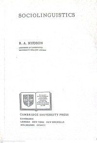 Image of Sosiolinguistics