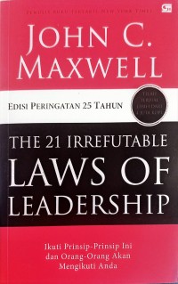Image of The 21 irrefutable laws of leadership